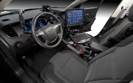 Ford Police Interceptor Interior - ford, police interceptor, car, auto, interior