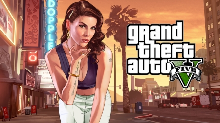 Grand Theft Auto V - video game, gta v, gta 5, rockstar games, grand theft auto v