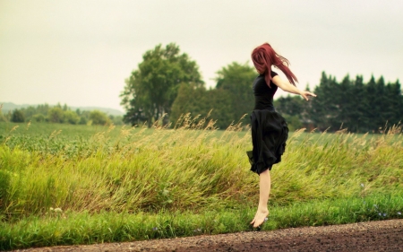 Redhead - women, redhead, model, hair