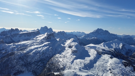 Snow - tree, winter, mountain, snow