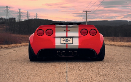 red madsen chevrolet corvette c7 stingray - stingray, madsen, chevrolet, corvette