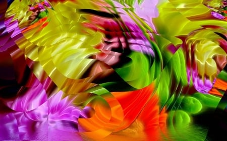 colors - cool, design, fun, 3d, abstract