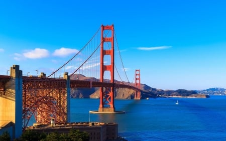 Golden Gate Bridge - fun, cool, golden gate, architecture, bridge, san francisco