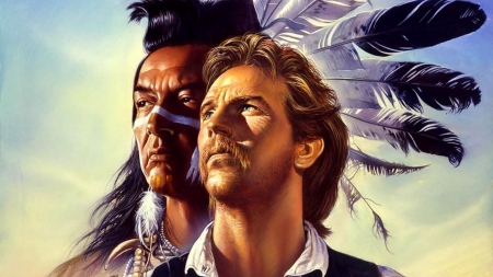 dances with wolves - soldier, indian, dances, wolves