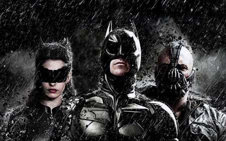 the dark knight rises - batman, dark knight, bane, catwoman