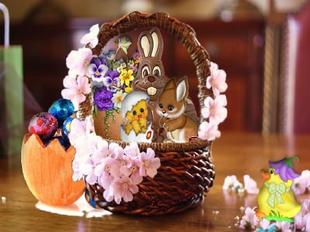 Gorgeous Easter Monday - eggs, monday, holiday, easter, chocolate, bunny