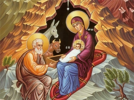 Nativity of Jesus - christ, joseph, jesus, familym, nativity, gospel