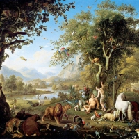 adam and eve in the garden of eden