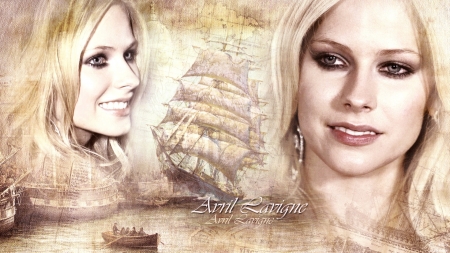 avril lavigne - avril, lavigne, ship, girl