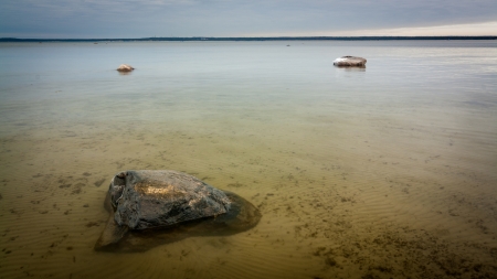 Beach - rock, stone, water, Beach