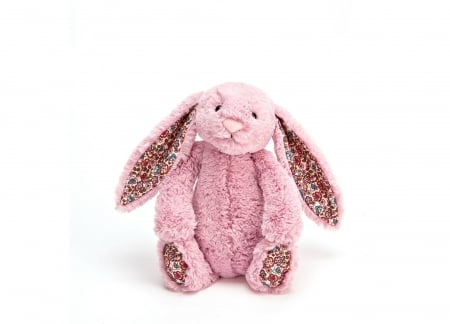 Pink bunny - easter, white, cute, card, pink, toy, bunny, sweet