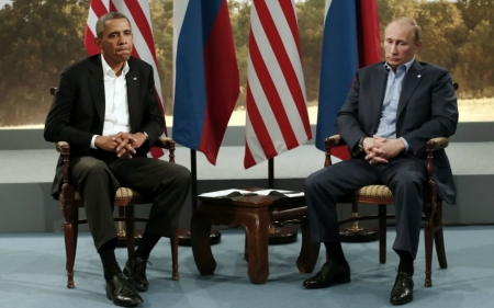 Putin & Obama - putin, russia, usa, obama