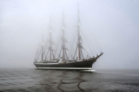 Bon Voyage - ship, ocean, sea, boat