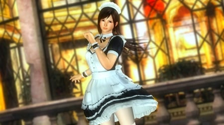 Kokoro - Dead Or Alive, Japanese Girl, Pretty Girl, Pretty Anime, Cute Wallpaper, Games, Beauty, Maid Girl, Wonderful, Kokoro