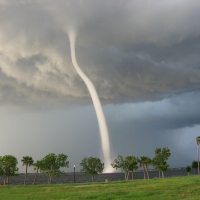 a Waterspout Tornado