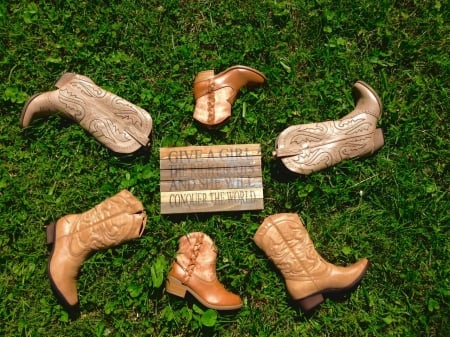 Cowgirl Boots... - western, style, fun, abstract, female, boots, signs