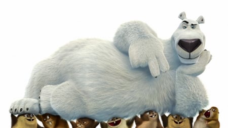 Norm of the North (2016) - white, animal, poster, animation, movie, 3d, polar bear, norm of the north