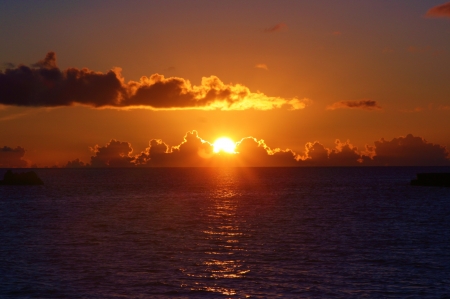 Sunset - cloud, Sunset, nature, sky