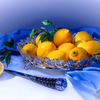 Blue and yellow