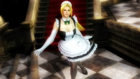 Helena - Cute, Dead Or Alive, Beautiful, French Girl, Pretty, Anime, Helena, Games, Maid Girl, Blonde Girl