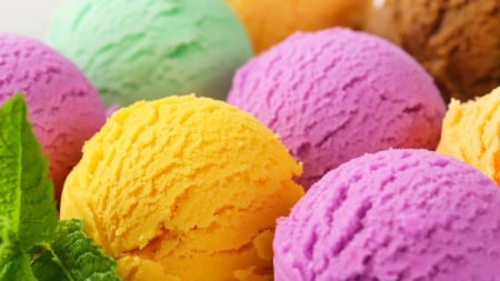 Many Flavors - dessert, frozen, flavors, ice-cream