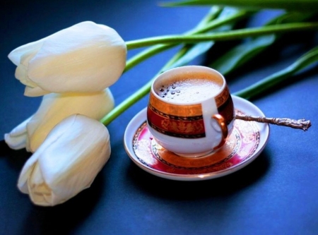 coffee - abstract, flowers, photo, coffee