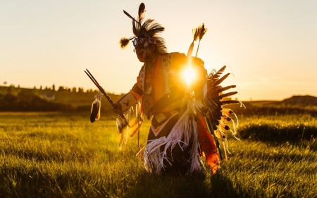 Native Indian - indian, dance, Native, people