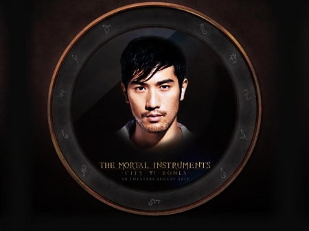 The Mortal Instruments: City of Bones (2013) - actor, The Mortal Instruments, poster, City of Bones, man, black, fantasy, movie, Magnus Bane, Godfrey Gao