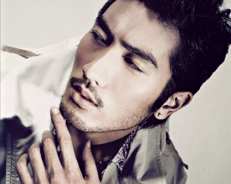 Godfrey Gao - face, hand, actor, asain, godfrey gao, male, man