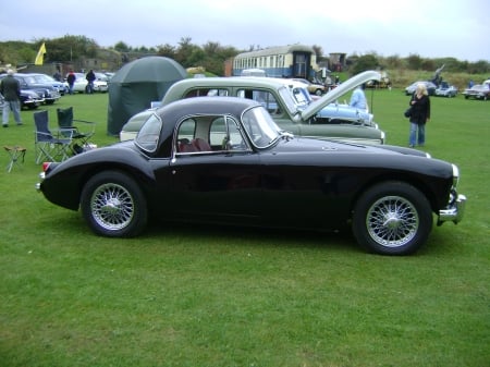 MGA 1950 - classic, sports, car, black