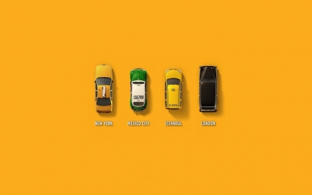 Taxi - taxi, yellow, cab, driver