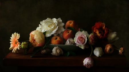 Still Life - amazing, flowers, still life, roses