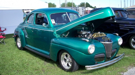 41 Ford - classic, green, 1941, hotrod