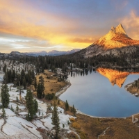 Cathedral Peak Yosemite National Park California