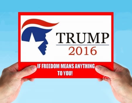 TRUMP FOR FREEDOM... - Trump, America, political, freedom, president