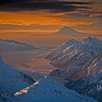Chigmit Mountains and Lake Clark National Park and Preserve Alaska