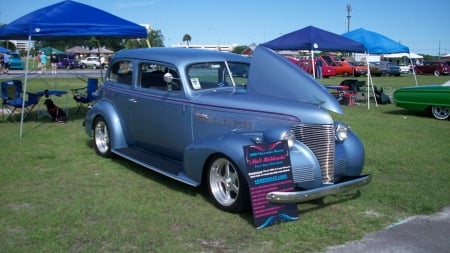 1939 Chevy Master - bowtie, classic, gm, blue