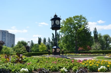 Clock at Chinguacousy Park Brampton Ontario