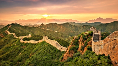 Wall of China - china, ancient, amazing, wall