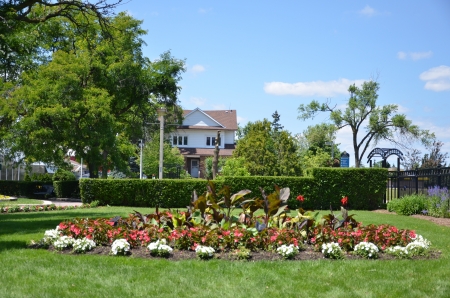 Chinguacousy Park flower garden Brampton Ontario Canada - chinguacousy, Brampton, Canada, park, Ontario