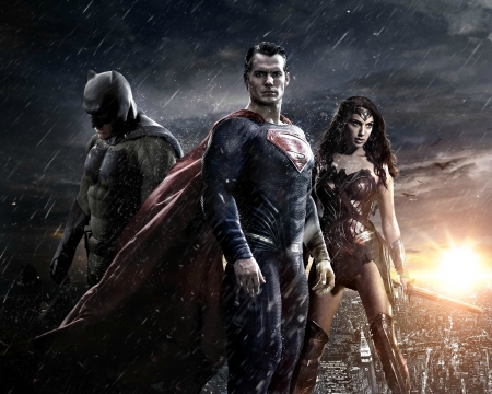 Batman v Superman: Dawn of Justice (2016) : Dawn of Justice (2016) - comics, poster, Dawn of Justice, Henry Cavill, man, wonder woman, male, batman, movie, actor, Batman v Superman, superman, Gal Gadot, actress, Ben Affleck, fantasy, woman