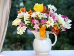 Flowers in jar