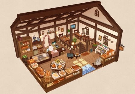 Bakery Shop - Other & Anime Background Wallpapers on Desktop Nexus