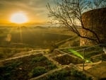 magnificent sunrise at ararat armenia hdr