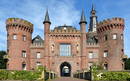 Moyland Castle, Germany - architecture, medieval, castle, germany