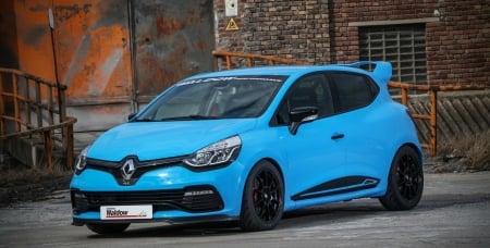 2016 Renault Clio 220 Trophy EDC by Waldow Performance - Black Wheels, Wing, Renault, Blue