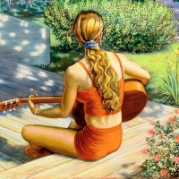 Girl with Guitar