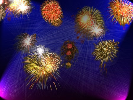 5th November - bonfire-night, skyrockets, fireworks, display