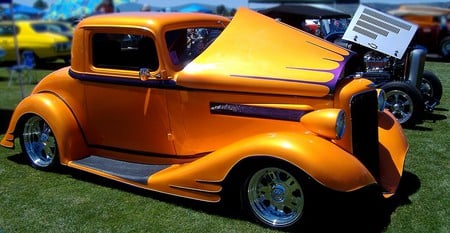 Tangerine Hotrod - tangerine, hotrod