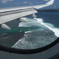 landing on Bali